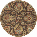 Made to Order Custom Size Chesterton Hand Tufted Brown 1028 Area Rug