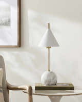 Echallens White Table Lamp