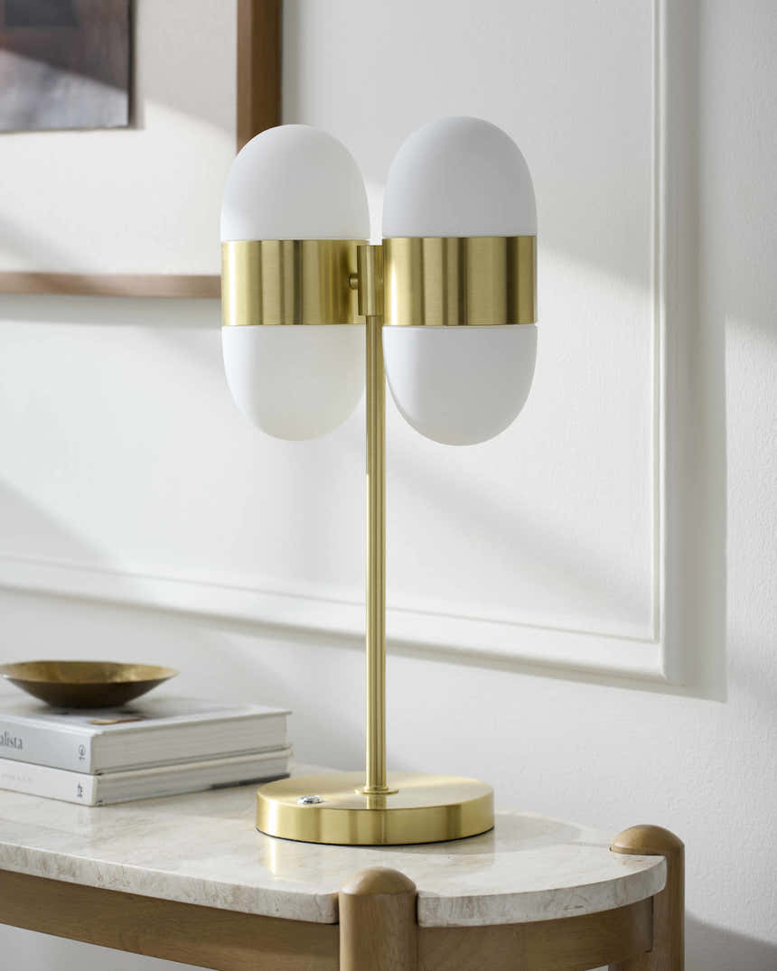 Wellerlooi Gold Metal Table Lamp