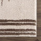 Apichu Brown Washable Area Rug