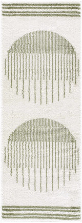 Apichu Green Washable Area Rug