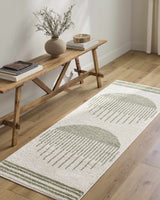 Apichu Green Washable Area Rug