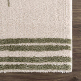Apichu Green Washable Area Rug