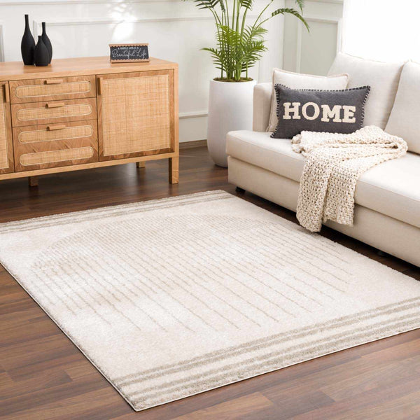 Apichu Gray Washable Area Rug