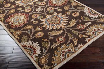 Made to Order Custom Size Conesus Hand Tufted Brown 1051 Area Rug