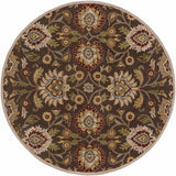 Made to Order Custom Size Conesus Hand Tufted Brown 1051 Area Rug