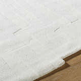 Made to Order Custom Size Yonah White Abstract Area Rug