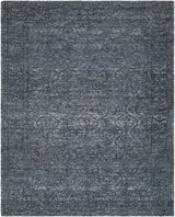 Made to Order Custom Size Yadid Black Wool Area Rug