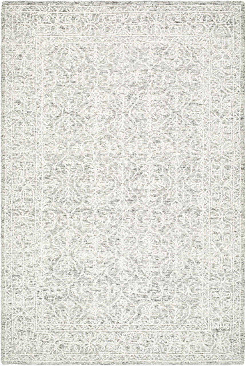 Made to Order Custom Size Yadid Gray Wool Area Rug