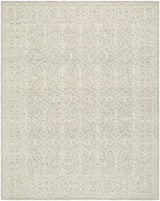 Yadid Gray Wool Area Rug