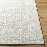 Made to Order Custom Size Yadid Gray Wool Area Rug
