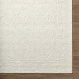 Made to Order Custom Size Yadid Cream Wool Area Rug