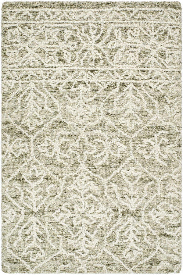 Sample Yadid Green Wool Area Rug