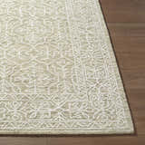 Made to Order Custom Size Yadid Green Wool Area Rug