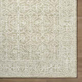 Made to Order Custom Size Yadid Green Wool Area Rug