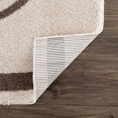 Yasuo Brown Washable Area Rug