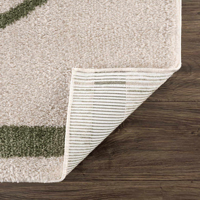 Yasuo Green Washable Area Rug