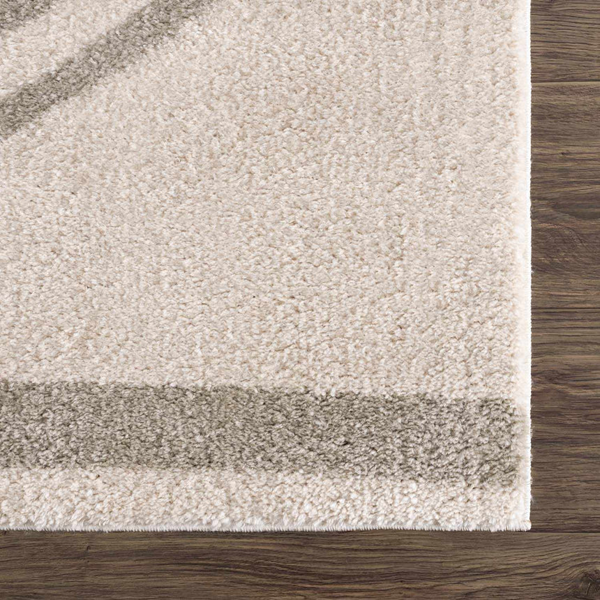 Yasuo Gray Washable Area Rug