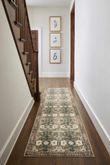 Acoose Vintage Flat Pile Washable Rug