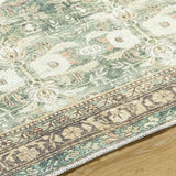 Acoose Vintage Flat Pile Washable Rug