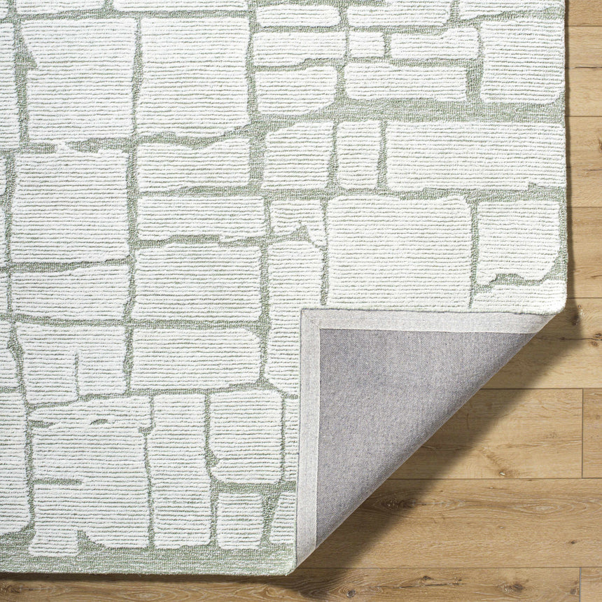Made to Order Custom Size Yetty Sage Area Rug