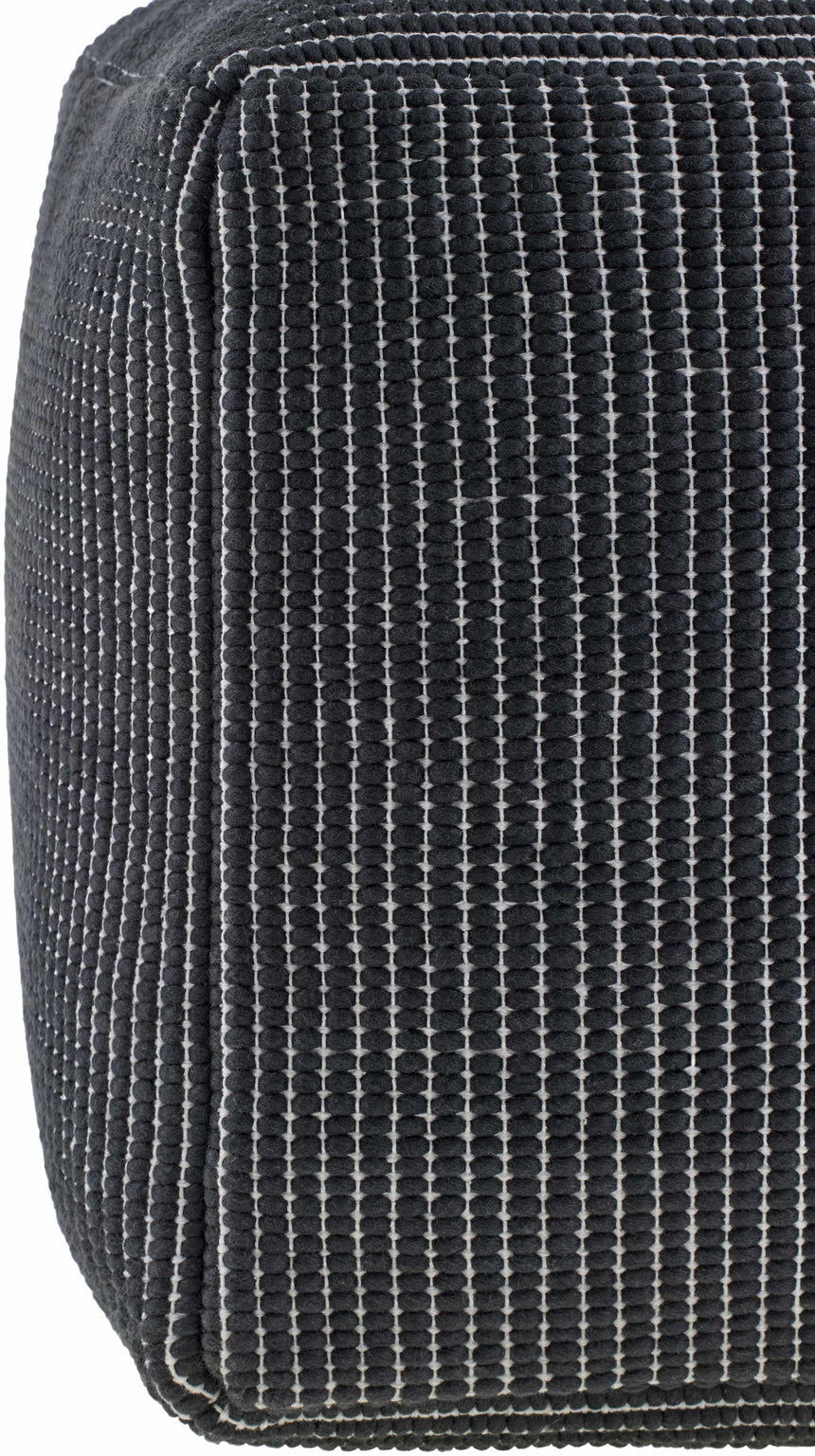 Yakymivka Black Pouf