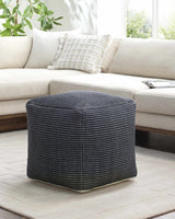 Yakymivka Black Pouf