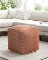 Yakymivka Medium Brown Pouf