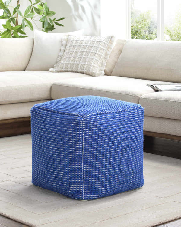 Yakymivka Blue Pouf