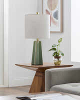 Yubileyny Lime Green Table Lamp