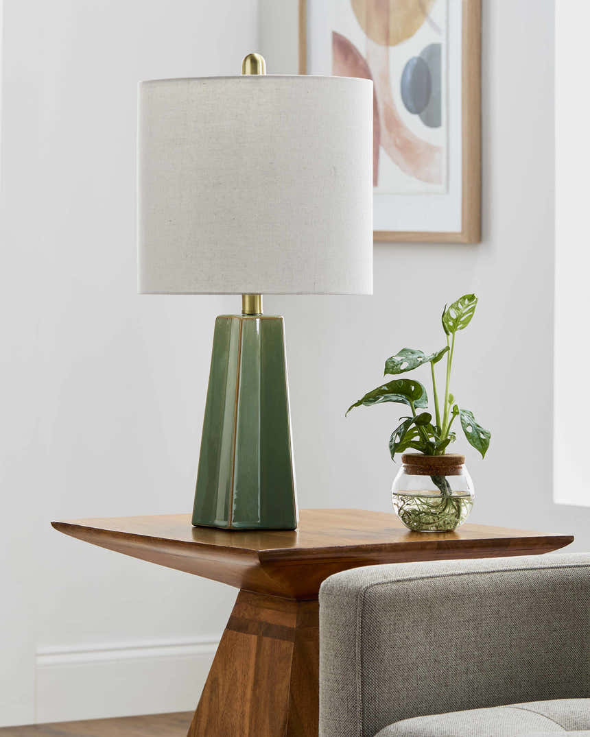 Yubileyny Lime Green Table Lamp