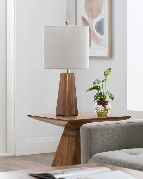 Yubileyny Burnt Orange Table Lamp