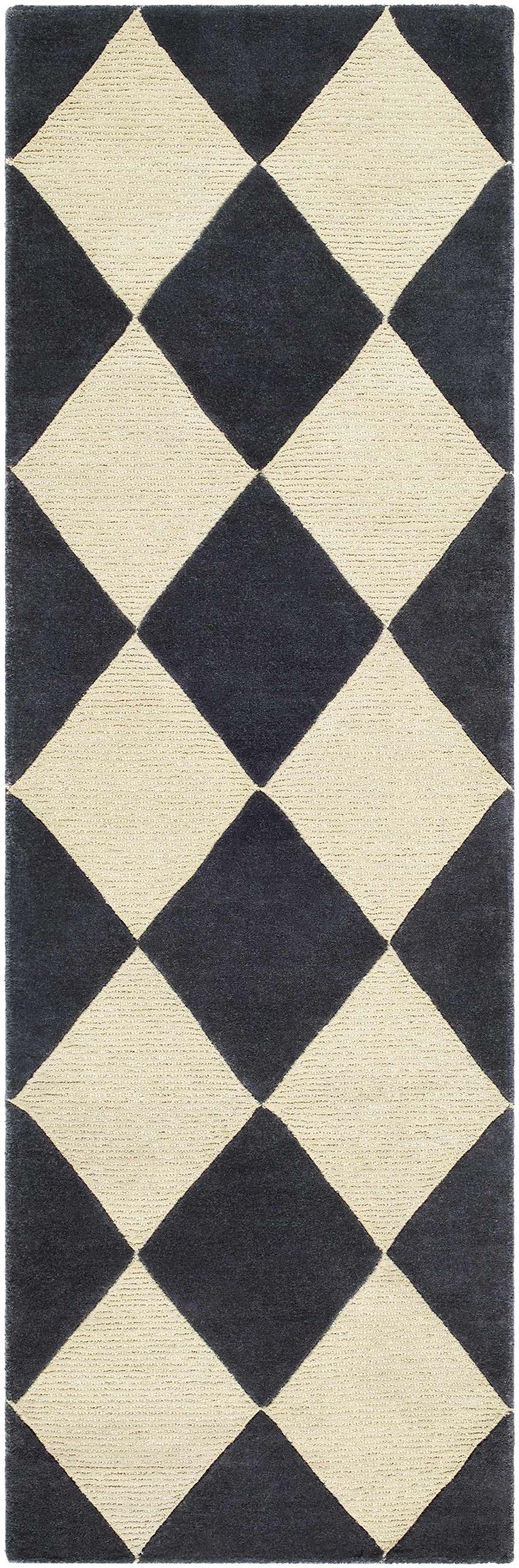 Made to Order Custom Size Aradia Charcoal Area Rug