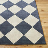 Made to Order Custom Size Aradia Charcoal Area Rug