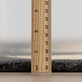 Made to Order Custom Size Aradia Charcoal Area Rug