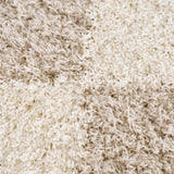 Zahur Cream & Beige Diamond Area Rug