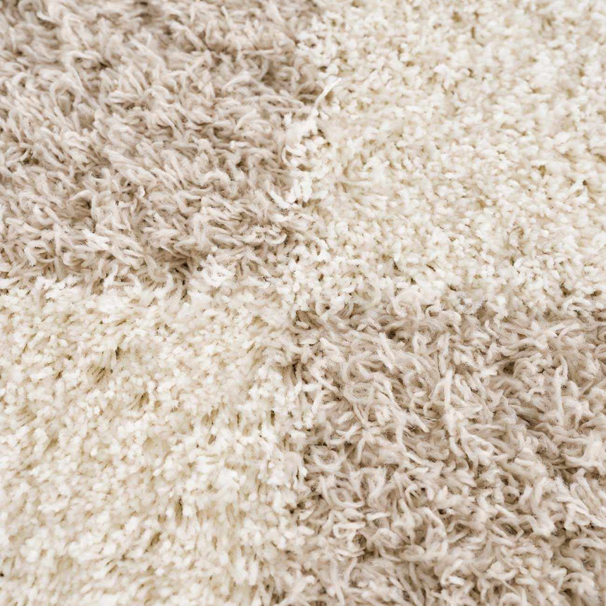 Zahur Cream & Beige Diamond Area Rug