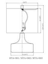 Astrakhan White Table Lamp