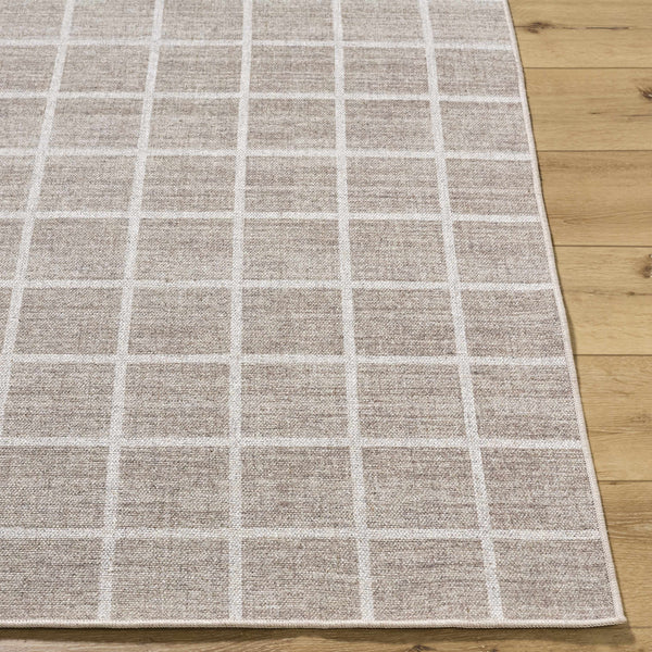 Anicet Checkered Wool Washable Area Rug