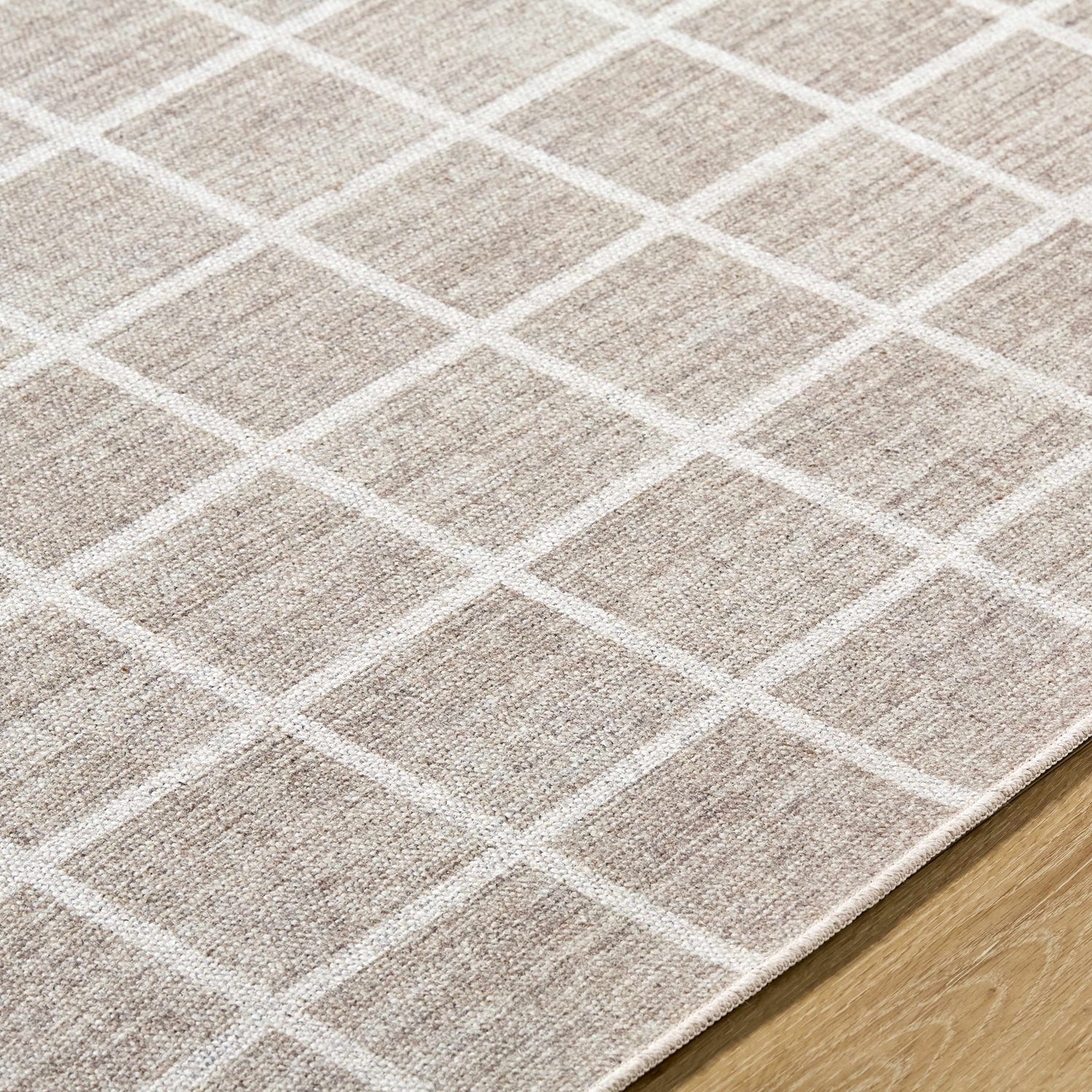 Wool Check Rug Anicet Checkered Washable Wool Area Rug – Boutique Rugs