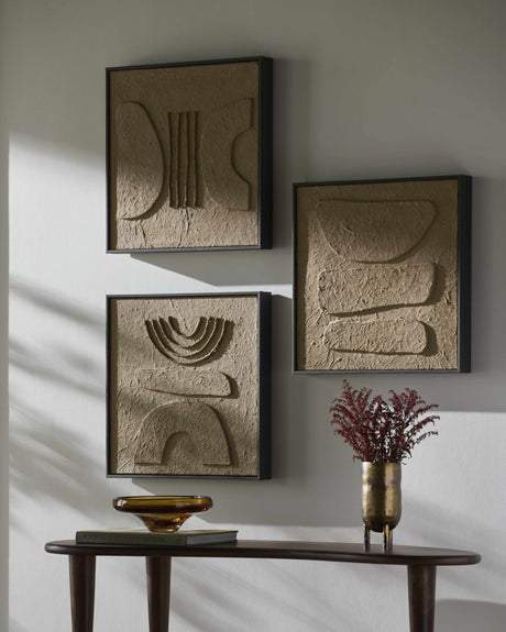 Zhalantun Taupe Wall Decor