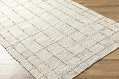 Zared Checkered Jute Area Rug