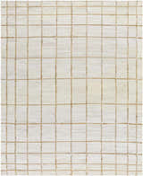 Close-up of the Zared Checkered Jute Area Rug. Hand-woven rug with an ash and light silver checkered pattern. Design-Rectangle-810