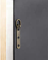 Zutendaal Metallic Silver Mirror