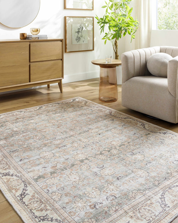 Zamir Washable Area Rug