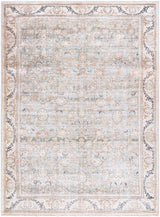Zamir Vintage Flat Pile Washable Rug