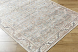 Zamir Vintage Flat Pile Washable Rug