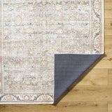 Zamir Vintage Flat Pile Washable Rug