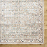 Zamir Vintage Flat Pile Washable Rug