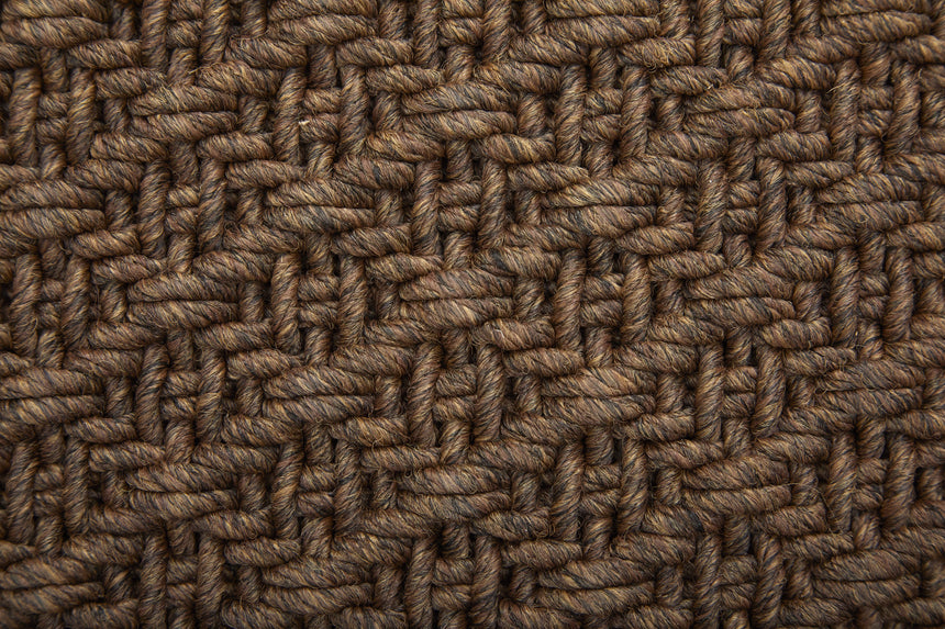 Feizy Tito Modern Solid - Brown Area Rug